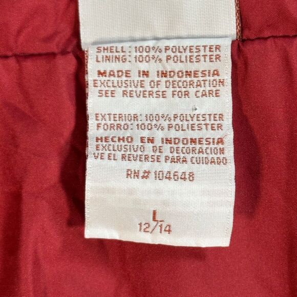 Alabama Crimson Tide Red Oak Sportswear 1/4 Zip Pullover Windbreaker Size Large - Picture 4 of 7